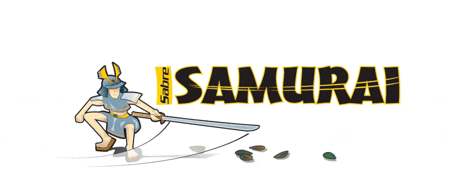 Sabre Samurai cutter animation