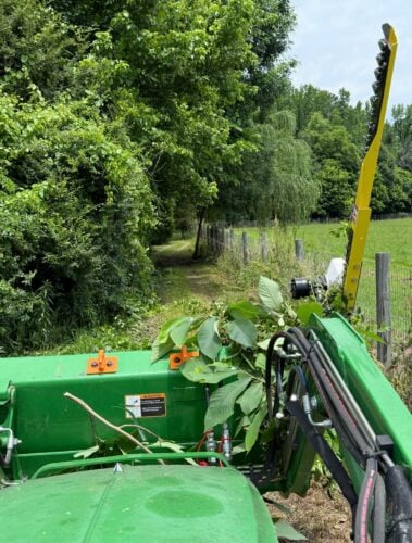 Sabre Samurai Cutter on a JD 3038e